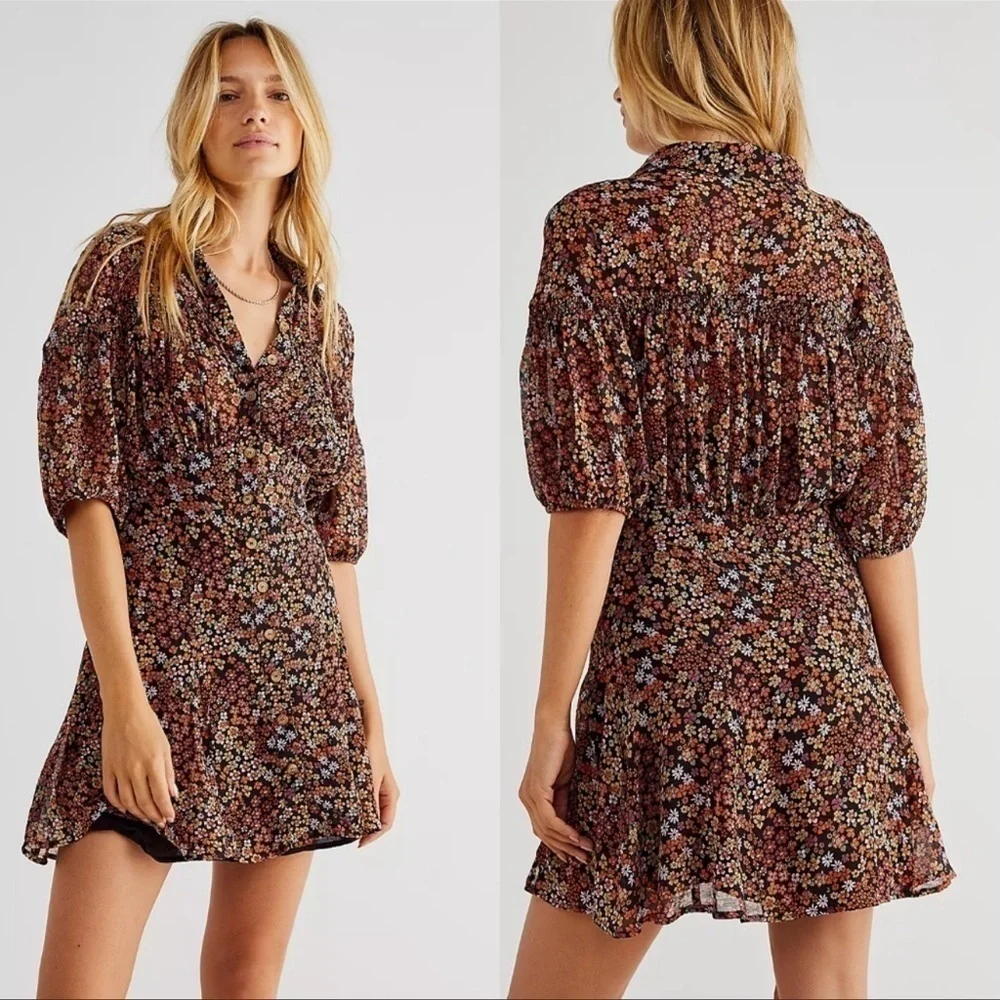 Free People Bonnie Mini Dress Size S